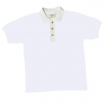 POLO-KREKLS WHITE B&C SAFRAN (180 g/m2)