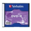 KOMPAKTDISKS VERBATIM DVD+R 4.7GB 16x (VER43515)