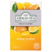 AUGĻU TĒJA AHMAD MIXED CITRUS, MAISIŅOS FOLIJA APLOKSNĒS (000048)