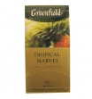 ZAĻĀ TĒJA GREENFIELD TROPICAL MARVEL, MAISIŅOS FOLIJA APLOKSNĒS (006548)