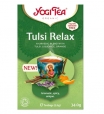 ZĀĻU TĒJA YOGI TEA TULSI RELAX, MAISIŅOS PAPĪRA APLOKSNĒS (405622) J                       (405622)