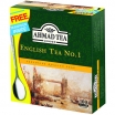 MELNĀ TĒJA AHMAD 100 ENGLISH №1 MAISIŅOS BEZ APLOKSNES +KAROTE (005982)