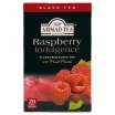 MELNĀ TĒJA AHMAD RASPBERRY INDULGENCE, MAISIŅOS FOLIJA APLOKSNĒS (009522) J