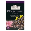 MELNĀ TĒJA AHMAD BLACKCURRANT BURST, MAISIŅOS FOLIJA APLOKSNĒS (007108) J