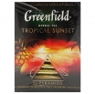 AUGĻU TĒJA GREENFIELD PYRAMID TROPICAL SUNSET, MAISIŅOS FOLIJA APLOKSNĒS (011597)