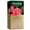 MELNĀ TĒJA GREENFIELD ROSE PINEBERRY, MAISIŅOS FOLIJA APLOKSNĒS (017247)