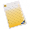 PIEZĪMJU LĪMLAPIŅAS POST-IT DARBU SARAKSTS 102x149mm (3M7691)