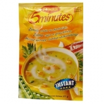 ŠĶĪSTOŠĀ ZUPA MAGGI 5MIN ZIRŅI AR GRAUZDIŅIEM (468222)