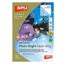 FOTOPAPĪRS INKJET PHOTO BRIGHT ŪDENSIZTURĪGS A4/265G/10 (AP10123)