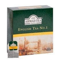 MELNĀ TĒJA AHMAD 100 ENGLISH №1, MAISIŅOS (005982)