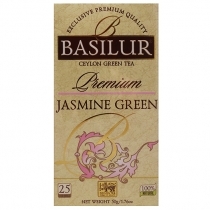 ZAĻĀ TĒJA BASILUR PREMIUM JASMINE, MAISIŅOS (937109)