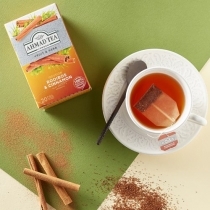 SARKANĀ TĒJA AHMAD ROOIBOS & CINNAMON, MAISIŅOS FOLIJA APLOKSNĒS (000017) J