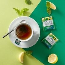 PIPARMĒTRU TĒJA AHMAD PEPPERMINT & LEMON, MAISIŅOS FOLIJA APLOKSNĒS (000024)