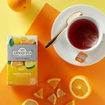 AUGĻU TĒJA AHMAD MIXED CITRUS, MAISIŅOS FOLIJA APLOKSNĒS (000048) J