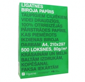 BIROJA PAPĪRS LĪGATNE A4/80/500 (000011)