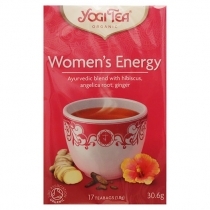 ZĀĻU TĒJA YOGI TEA WOMENS ENERGY TONIZĒJOŠA, MAISIŅOS PAPĪRA APLOKSNĒS (401679)
