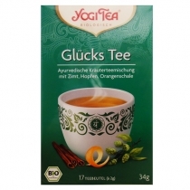 ZĀĻU TĒJA YOGI TEA BRIGHT MOOD/GLUCKS TEE - LABAM GARASTĀVOKLIM UN MOŽUMAM, MAISIŅOS PAPĪRA APLOKSNĒS (401464)
