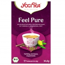 ZĀĻU TĒJA YOGI TEA DETOX/FEEL PURE, MAISIŅOS PAPĪRA APLOKSNĒS (401297)