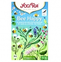 ZĀĻU TĒJA YOGI TEA BEE HAPPY, MAISIŅOS PAPĪRA APLOKSNĒS (405103)
