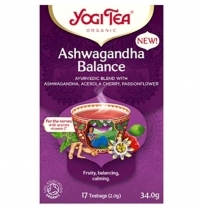 ZĀĻU TĒJA YOGI TEA ASHWAGANDHA BALANCE, MAISIŅOS PAPĪRA APLOKSNĒS (406018)