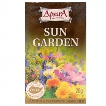 ZĀĻU TĒJA APSARA SAULES DĀRZS/SUN GARDEN, MAISIŅOS PAPĪRA APLOKSNĒS (000082)