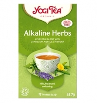 ZĀĻU TĒJA YOGI TEA ALKALINE HERBS, MAISIŅOS PAPĪRA APLOKSNĒS (404281) J