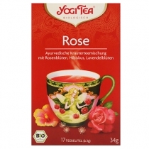 ZĀĻU TĒJA YOGI TEA ROSE, MAISIŅOS PAPĪRA APLOKSNĒS (400764) J