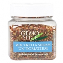 GARŠVIELU MAISĪJUMS - MOZZARELLA SIERAM UN TOMĀTIEM AR SĀLI GEMO SPICE 100gr. (771007)