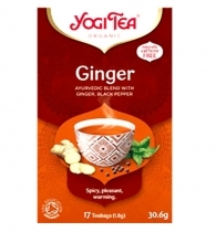 ZĀĻU TĒJA YOGI TEA GINGER, MAISIŅOS PAPĪRA APLOKSNĒS (401341) J
