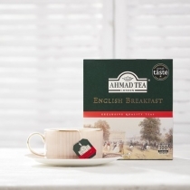 MELNĀ TĒJA AHMAD 100 ENGLISH BREAKFAST, MAISIŅOS BEZ APLOKSNES (006002) JN