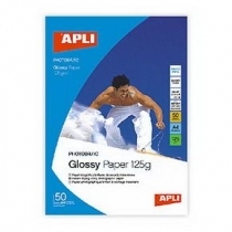 FOTOPAPĪRS INKJET GLOSSY A4/135G/50+10 APLI GLANCĒTS (100-01243)