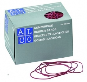 NAUDAS GUMIJAS ALCO 1.5x40mm, 500gr, SARKANAS