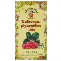 DZĒRVEŅU-PIPARMĒTRU RŪĶĪŠU TĒJA, MAISIŅOS PAPĪRA APLOKSNĒS (321184) J