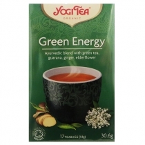 ZAĻĀ TĒJA YOGI TEA GREEN ENERGY, MAISIŅOS PAPĪRA APLOKSNĒS (401969)