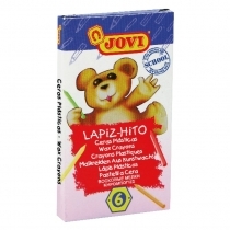 VASKA KRĪTIŅI JOVI LAPIZ-HITO MINI, 6 KRĀSAS (000017)