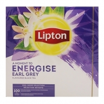 MELNĀ TĒJA LIPTON A MOMENT TO ENERGISE EARL GREY, MAISIŅOS FOLIJA APLOKSNĒS (652069)