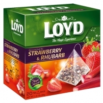 AUGĻU TĒJA LOYD PYRAMIDS AR ZEMEŅU UN RABARBERU GARŠU, MAISIŅOS (017284)