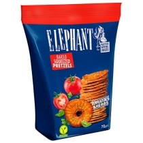 KRAUKŠĶĪGIE KREKERI ELEPHANT AR TOMĀTIEM UN GARŠAUGU GARŠVIELĀM (203000) J