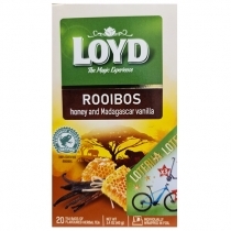 ROOIBOS TĒJA LOYD SENSE AR MEDU UN VANIĻAS GARŠU, MAISIŅOS (031105)