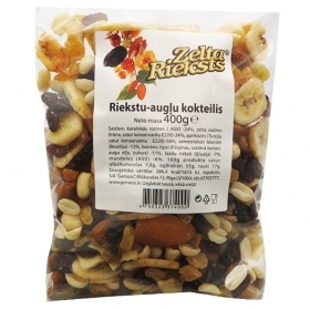 RIEKSTU - AUGĻU  KOKTEILIS ZELTA RIEKSTS (374000)