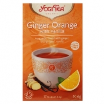 ZĀĻU TĒJA YOGI TEA GINGER ORANGE WITH VANILLE, MAISIŅOS PAPĪRA APLOKSNĒS (401778)