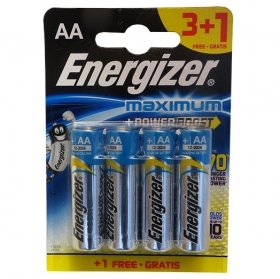 BATERIJAS AA ENERGIZER MAXIMUM 4gab (317220)
