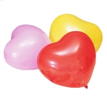 GAISA BALONI SIRDS Ø26cm 70cm 10GAB KRĀSAINIE