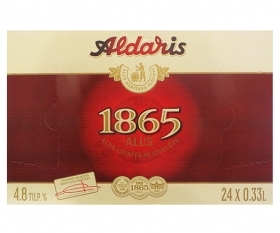 ALUS ALDARIS 1865 24 PAKA ALK. 4.8%, BUNDŽĀ (000764)