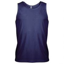 T-KREKLS KARIBAN PROACT MENS SPORTS VEST NAVY XL (140 g/m2)