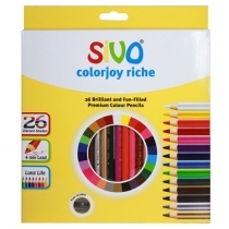 KRĀSAINIE ZĪMUĻI SIVO COLOURJOY RICHE 26 KRĀSAS, AR ASINĀMO