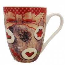 KRŪZE PORCELĀNA ZIEMASSVĒTKU 340ml (092506) ZS