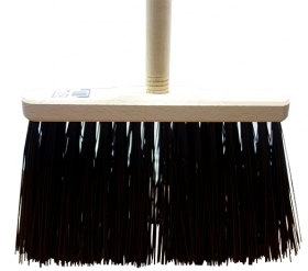 KOMPLEKTS IELAS BIRSTE 25cm, GARI SARI, AR KOKA KĀTU (603088)