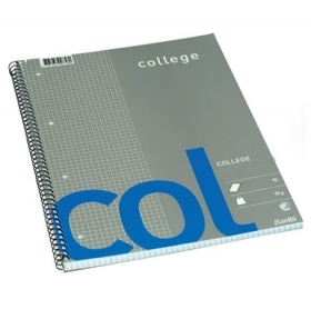 KLADE AR SPIRĀLI BANTEX COLLEGE A5 / 70 lapas / RŪTIŅU