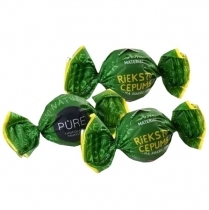 PIENA ŠOKOLĀDES TRIFELES PURE CHOCOLATE DOUBLE TWIST AR LAZDU RIEKSTIEM PILDĪJUMU (195488)(LIELĀS)